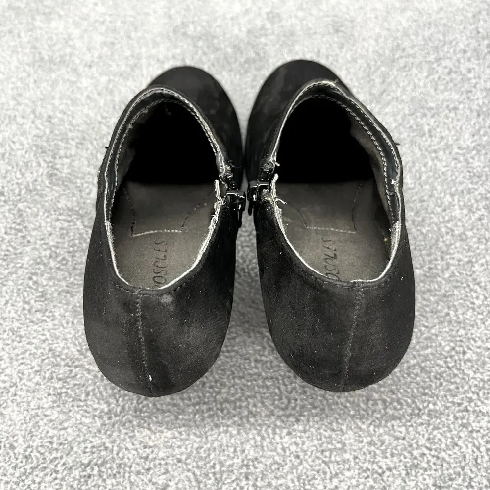 Aerosoles Womens Boots Size 6.5 M‎ Black Ankle Suede Booties 3